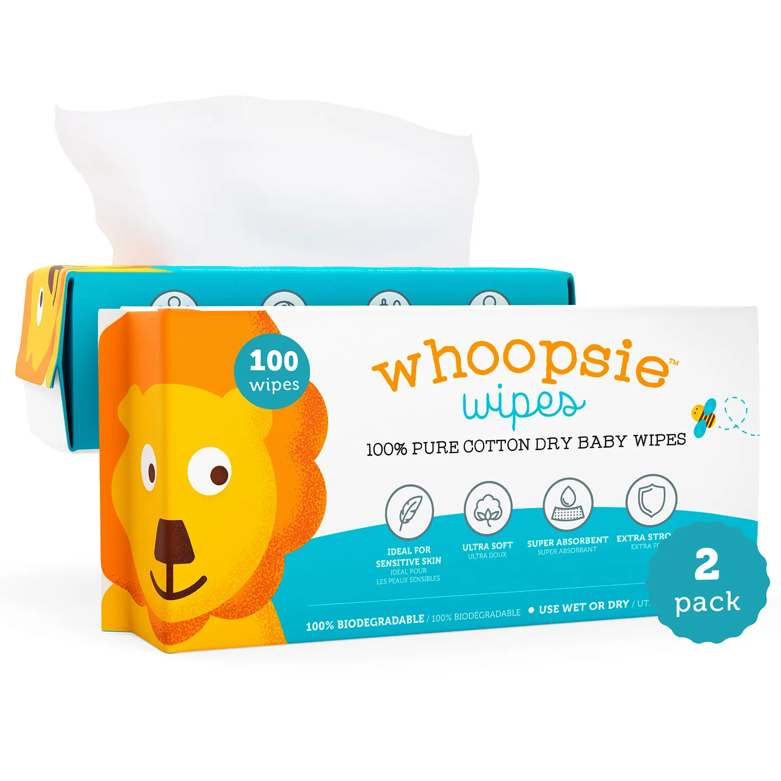 Whoopsie Wipes 200 Count